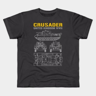 Crusader Tank (MK VI) WWII Kids T-Shirt